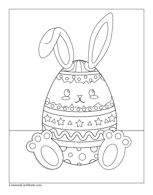  - 29654. easter_bunny_egg worksheet